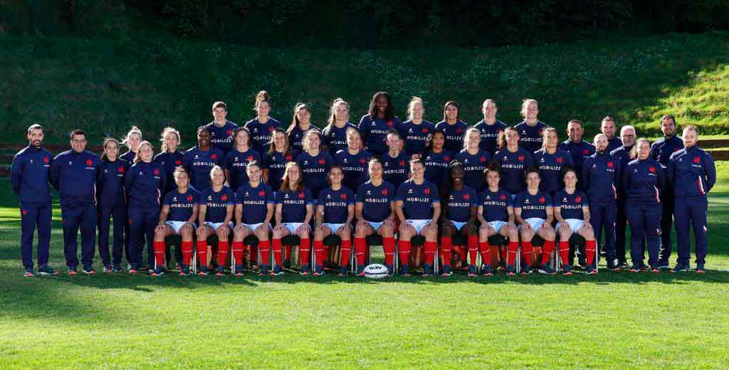 Photo officielle équipe de france rugby féminin